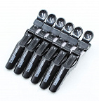 Зажим MASTER Professional MP-568 6шт черный Зажим MASTER Professional MP-568 6шт черный