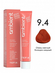9.4 Очень светлый блондин медный 60мл AMBIENT 9.4 Очень светлый блондин медный 60мл AMBIENT