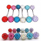 Банан Сваровски шарик малый 07 красный Банан Сваровски шарик малый 07 красный