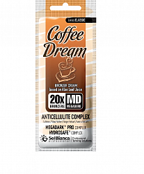 SOLBIANCA Средство для загара Coffee Dream с маслами кофе,Ши и бронз. 15мл SOLBIANCA Средство для загара Coffee Dream с маслами кофе,Ши и бронз. 15мл