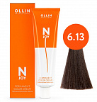 6/13 темно-русый пепельно-золотистый 100мл Ollin N-Joy