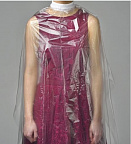 Пеньюар  одноразовый Чистовье 01-882 100х140 п/э  50шт (прозрачный)