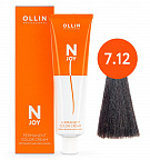 7/12 русый пепельно-фиолетовый 100мл Ollin N-Joy