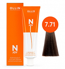 7/71 русый коричнево-пепельный 100мл Ollin N-Joy