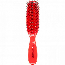 Щетка I LOVE MY HAIR 1501 Spider Classic красная глянцевая М