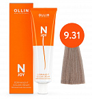 9/31 блондин золотисто-пепельный 100мл Ollin N-Joy