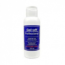 Жидкость для снятия гель-лака Gel off  110мл без ацетона