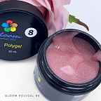 Полигель Bloom 30мл 08 искрящийся розовый